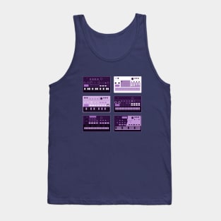 Electronic Musician Volca Synth, Drum Machine, Sampler Tank Top